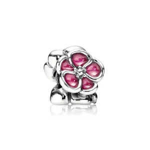 (kép) PANDORA Vörös pipacsvirág charm - 790897EN07