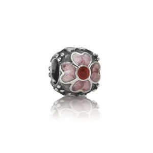 (kép) PANDORA Vörös százszorszép charm - 790433ER