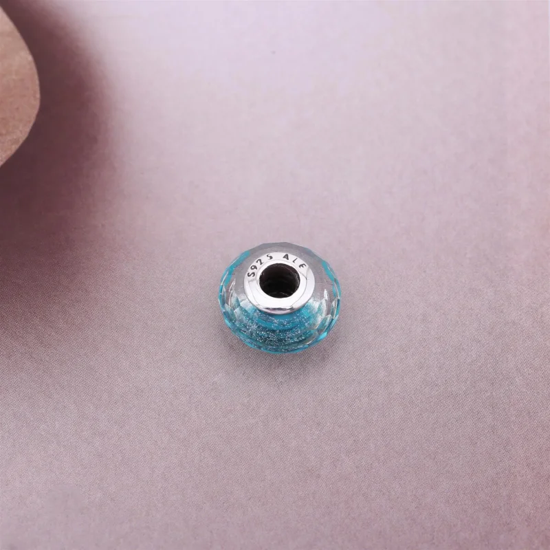 (kép) PANDORA Zöldeskék csillámló charm - 791655 - Megtekintés 3