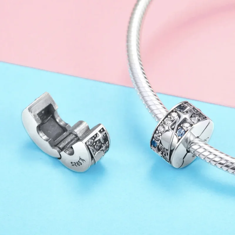(kép) PANDORA típusú bolygó klip charm - SCC985 - Megtekintés 3