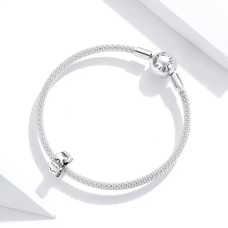 (kép) PANDORA típusú egyszerű puzzle klip charm - BSC377 - Megtekintés 3