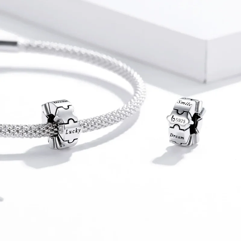 (kép) PANDORA típusú egyszerű puzzle klip charm - BSC377 - Megtekintés 4