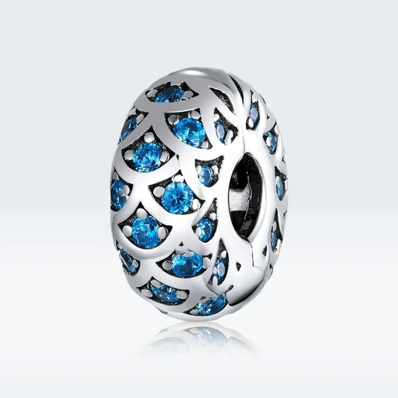 (kép) PANDORA típusú kék elegancia klip charm - SCC1513 - Megtekintés 5