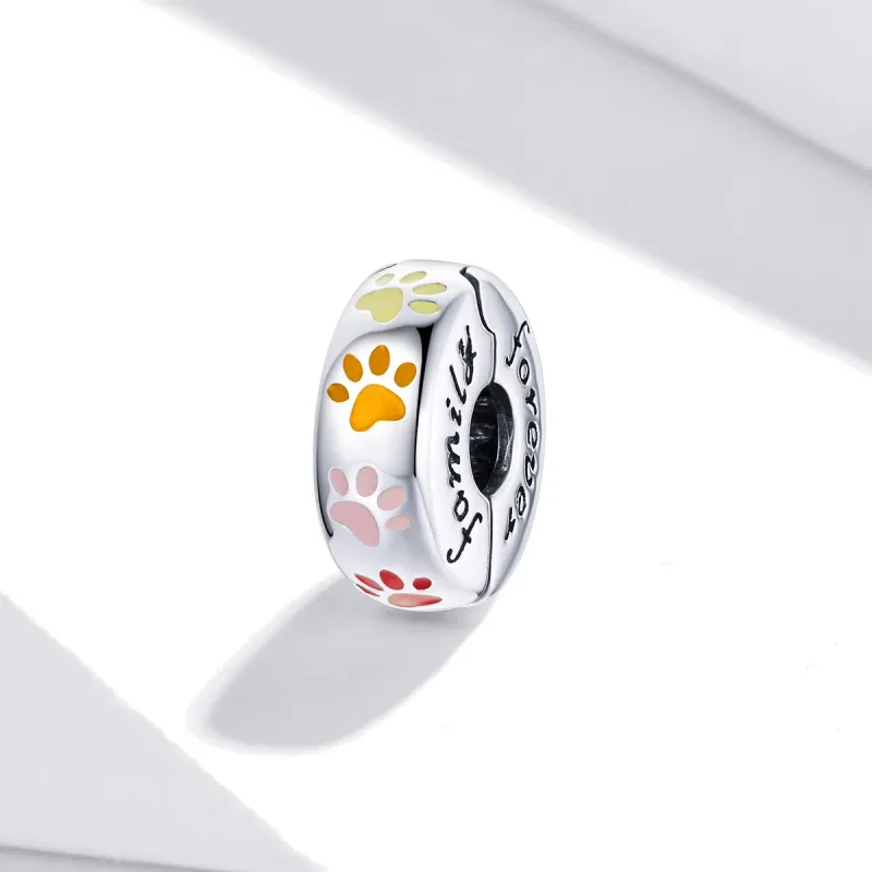 (kép) PANDORA típusú színes karom nyomatok klip charm - SCC1850 - Megtekintés 2