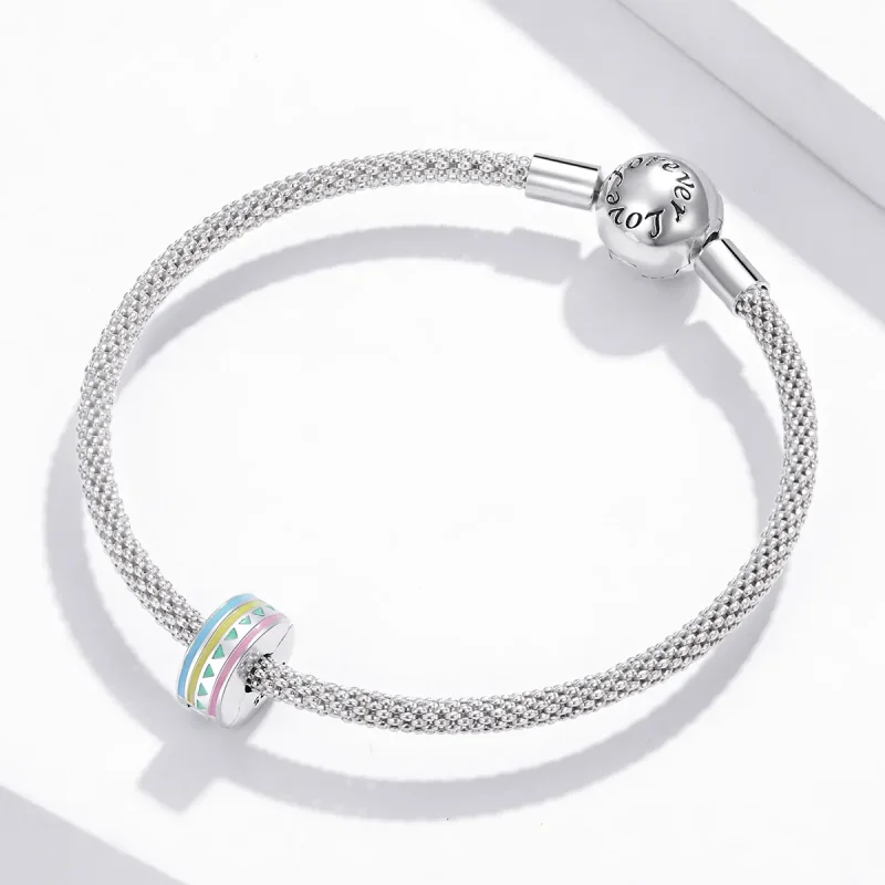 (kép) PANDORA típusú színes klip charm - SCC1756 - Megtekintés 3