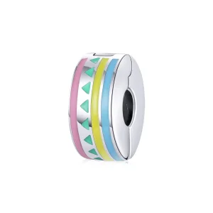 (kép) PANDORA típusú színes klip charm - SCC1756
