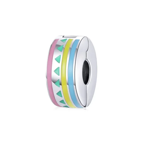 (kép) PANDORA típusú színes klip charm - SCC1756