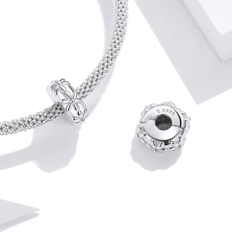 (kép) PANDORA típusú százszorszép klip charm - SCC1795 - Megtekintés 4