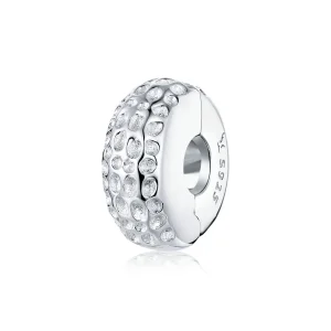 (kép) PANDORA típusú texture klip charm - SCC1490