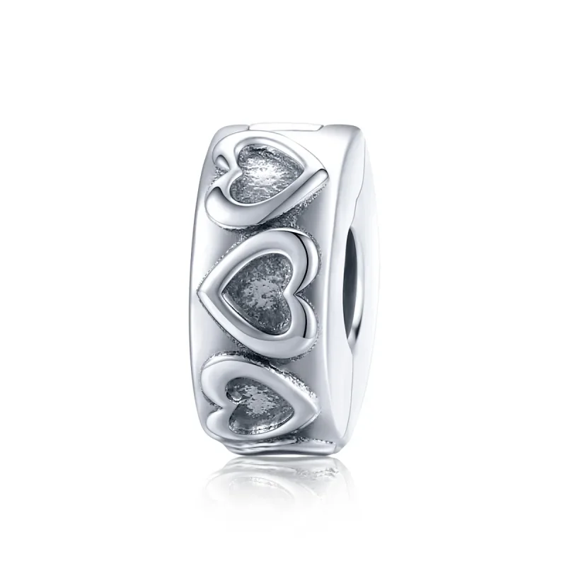 (kép) PANDORA típusú vintage megkönnyebbülés klip charm - SCC1557