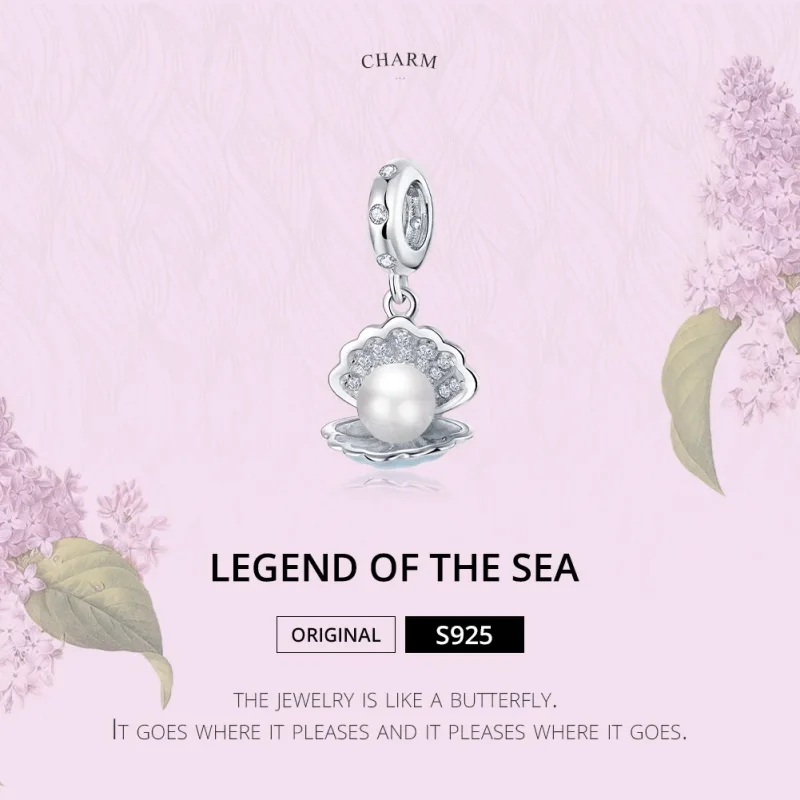 (kép) PANDORA típusú a tenger legendája függő charm - BSC242 - Megtekintés 6