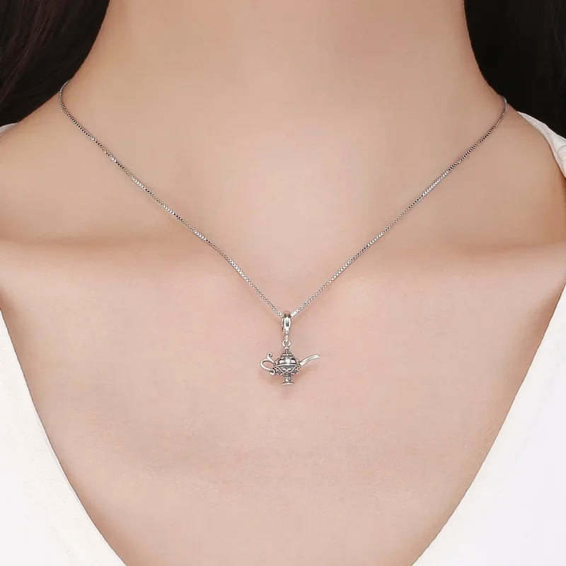 (kép) PANDORA típusú aladdin-lámpa függő charm - SCC703 - Megtekintés 4