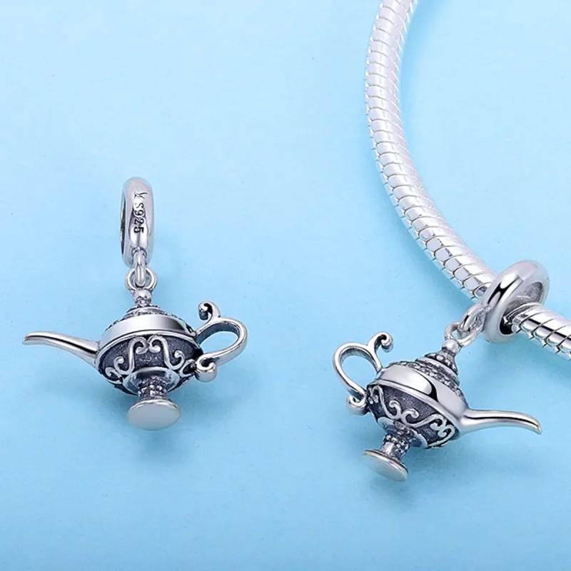 (kép) PANDORA típusú aladdin-lámpa függő charm - SCC703 - Megtekintés 5