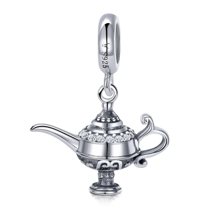 (kép) PANDORA típusú aladdin-lámpa függő charm - SCC703