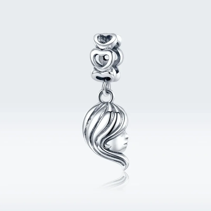 (kép) PANDORA típusú anya és lánya függő charm - BSC275 - Megtekintés 5
