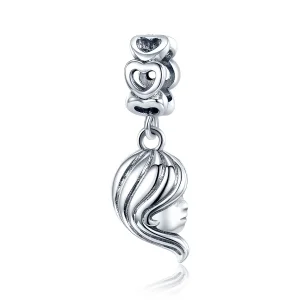 (kép) PANDORA típusú anya és lánya függő charm - BSC275