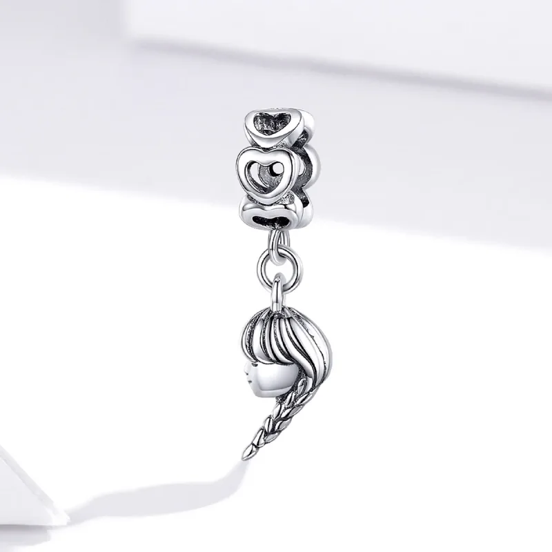 (kép) PANDORA típusú anya és lánya függő charm - BSC276 - Megtekintés 2