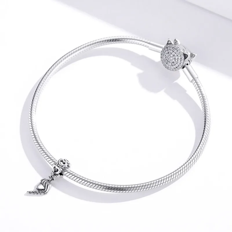(kép) PANDORA típusú anya és lánya függő charm - BSC276 - Megtekintés 3