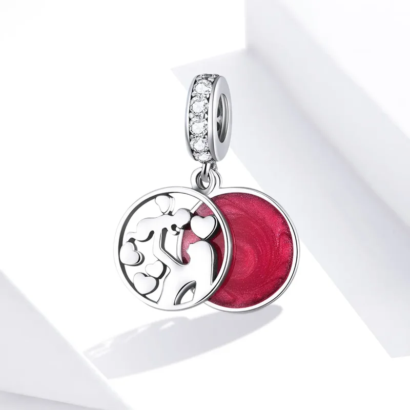 (kép) PANDORA típusú anyai szeretet függő charm - SCC1460 - Megtekintés 4