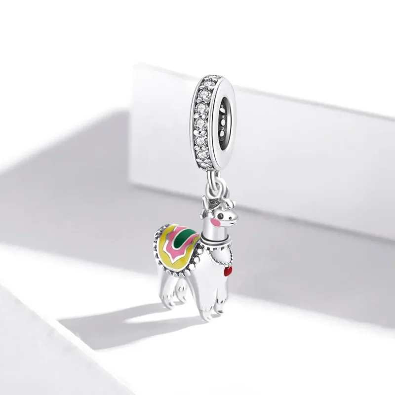 (kép) PANDORA típusú aranyos alpakák függő charm - SCC1737 - Megtekintés 2