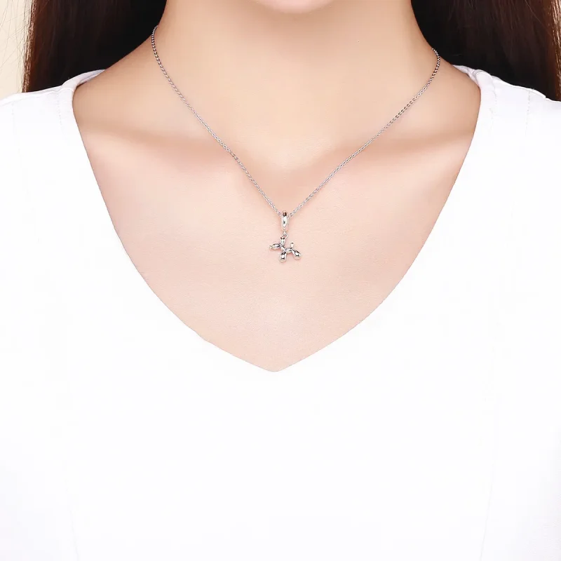 (kép) PANDORA típusú aranyos ballon kutya függő charm - SCC981 - Megtekintés 5