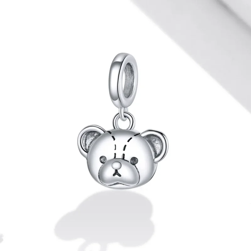 (kép) PANDORA típusú Aranyos medve függő charm - SCX120-L - Megtekintés 2