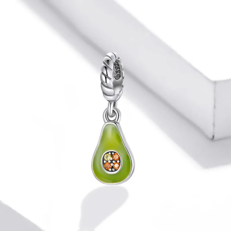 (kép) PANDORA típusú Avokádó függő charm - BSC472 - Megtekintés 2