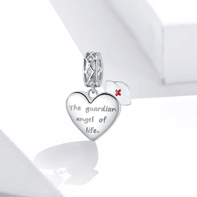 (kép) PANDORA típusú az élet őrangyala függő charm - BSC307 - Megtekintés 2