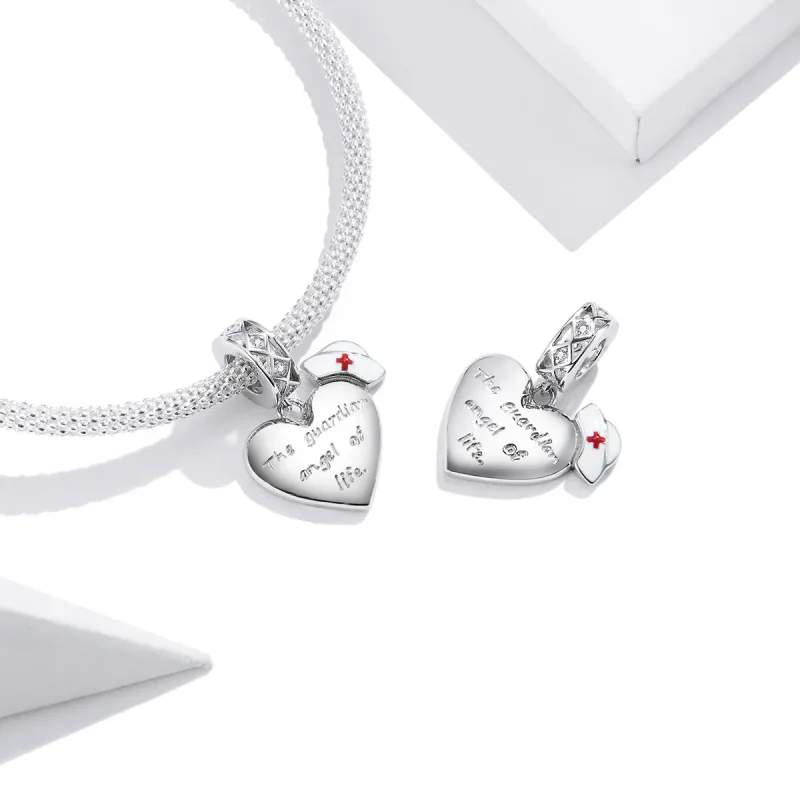 (kép) PANDORA típusú az élet őrangyala függő charm - BSC307 - Megtekintés 4