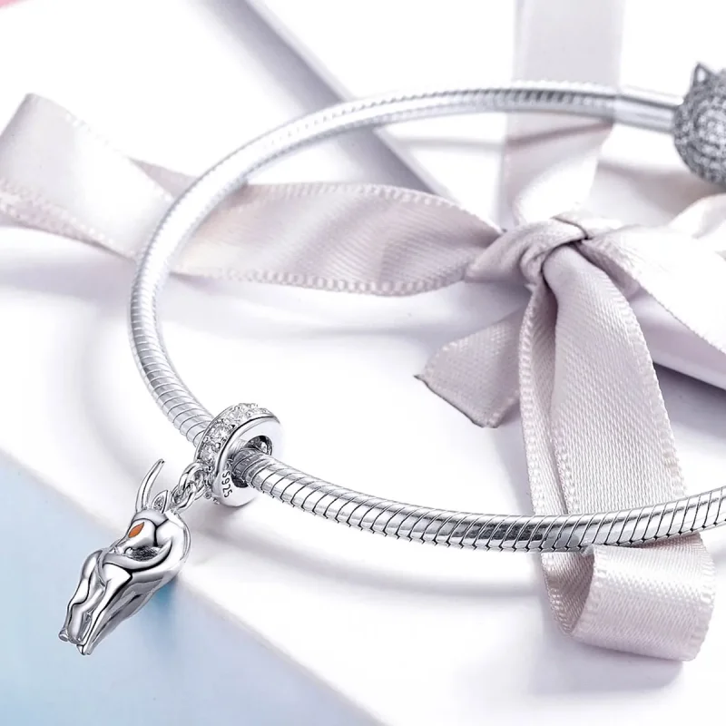 (kép) PANDORA típusú Az utolsó tibeti antilop függő charm - BSC046 - Megtekintés 3