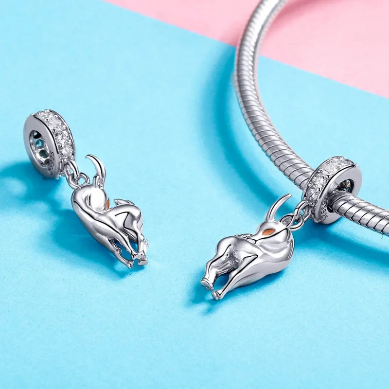 (kép) PANDORA típusú Az utolsó tibeti antilop függő charm - BSC046 - Megtekintés 4