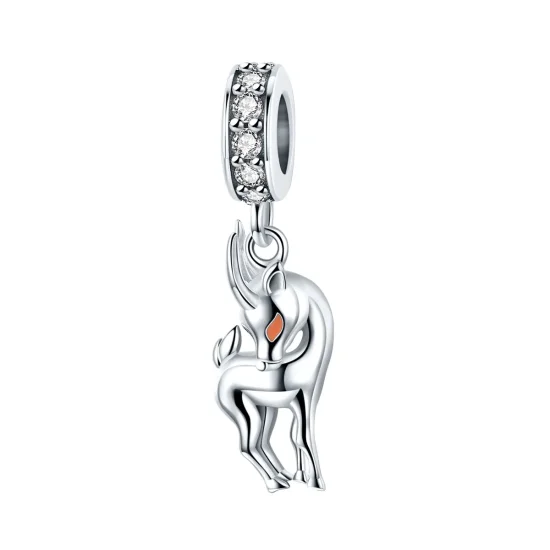 (kép) PANDORA típusú Az utolsó tibeti antilop függő charm - BSC046