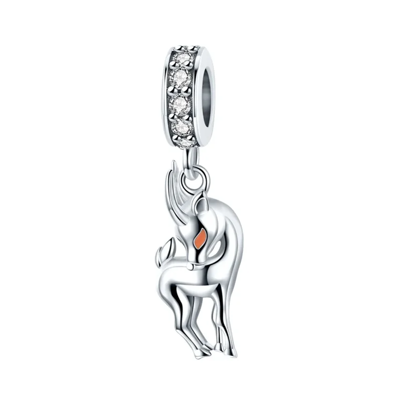 (kép) PANDORA típusú Az utolsó tibeti antilop függő charm - BSC046