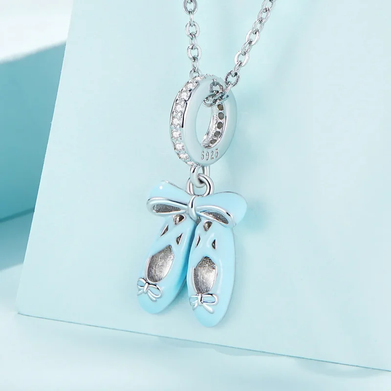 (kép) PANDORA típusú Balettcipő függő charm - SCC2395 - Megtekintés 2