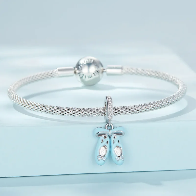 (kép) PANDORA típusú Balettcipő függő charm - SCC2395 - Megtekintés 3