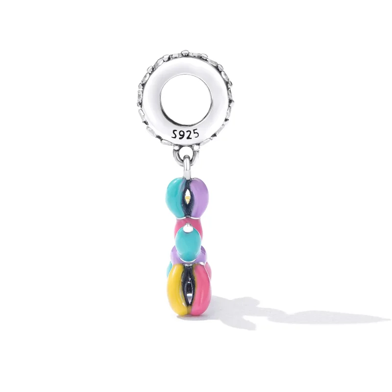 (kép) PANDORA típusú Ballon kölyökkutya függő charm - SCC2217 - Megtekintés 3