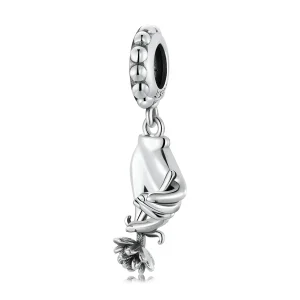 PANDORA típusú Bergamott lótusz függő charm - SCC2169 (kép) PANDORA típusú Bergamott lótusz függő charm - SCC2169