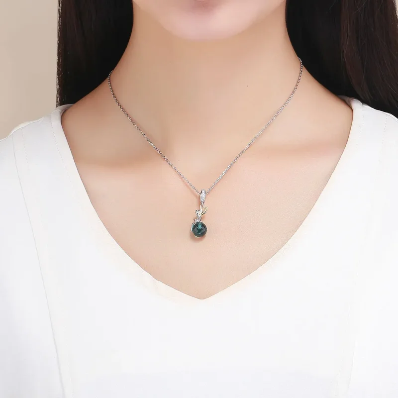 (kép) PANDORA típusú bicolor elf planet függő charm - BSC056 - Megtekintés 5