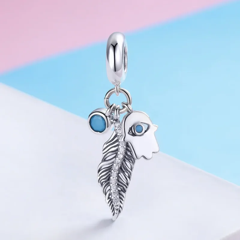 (kép) PANDORA típusú Bohém stílus függő charm - SCC880 - Megtekintés 2