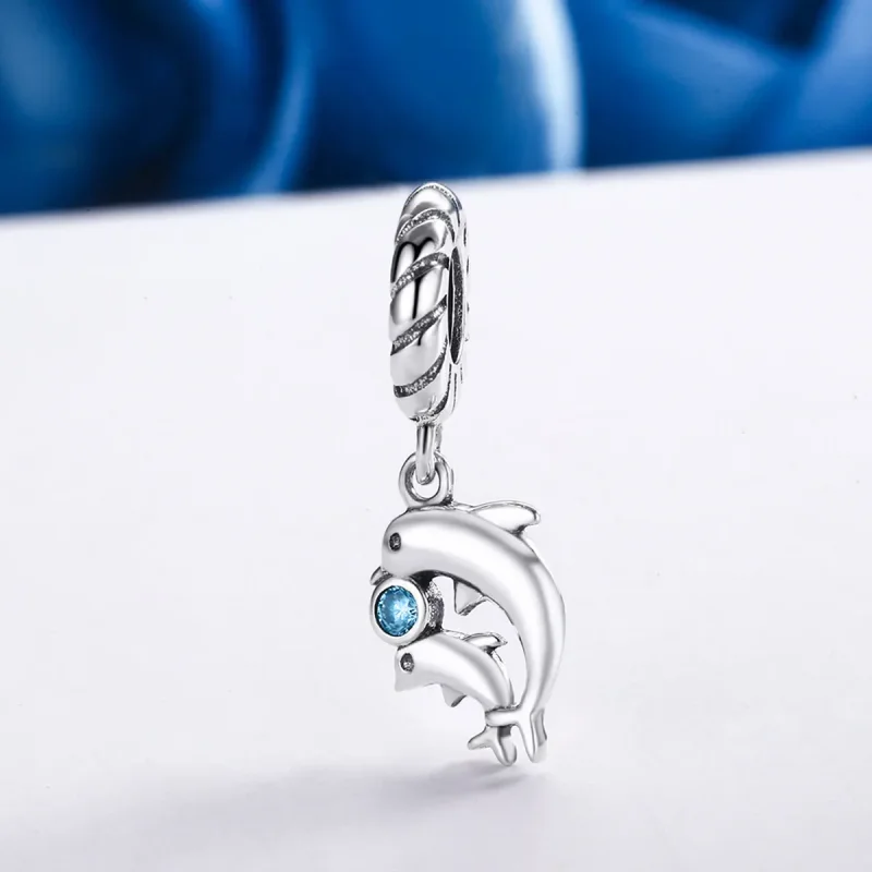 (kép) PANDORA típusú delfin függő charm - SCC264 - Megtekintés 3