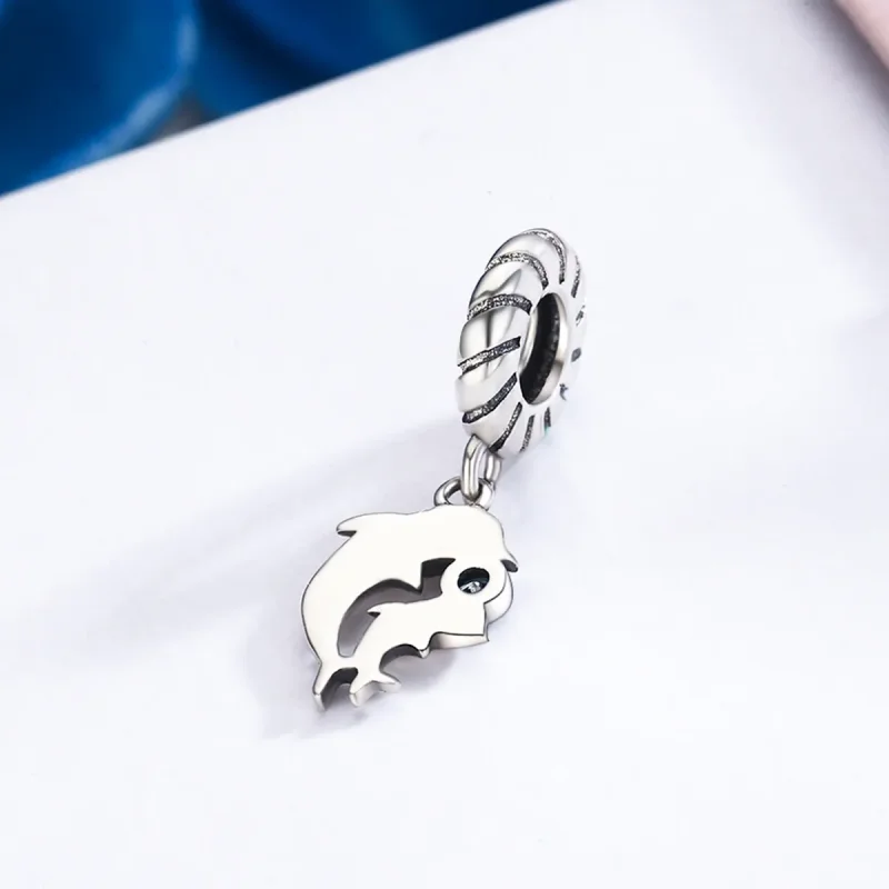 (kép) PANDORA típusú delfin függő charm - SCC264 - Megtekintés 4