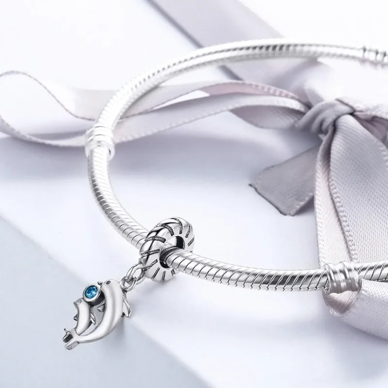 (kép) PANDORA típusú delfin függő charm - SCC264 - Megtekintés 5