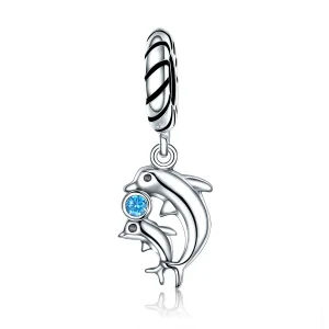 (kép) PANDORA típusú delfin függő charm - SCC264