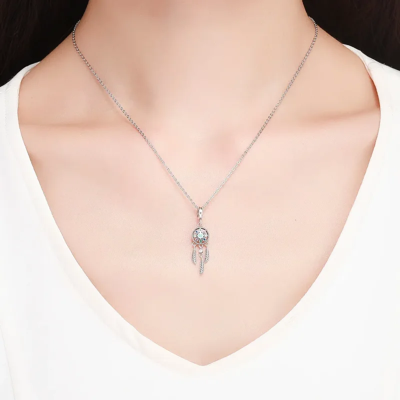 (kép) PANDORA típusú dreamcatcher függő charm - SCC961 - Megtekintés 5