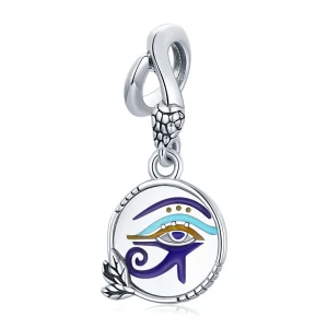 (kép) PANDORA típusú egyiptom - ikerszemek függő charm - SCC1857