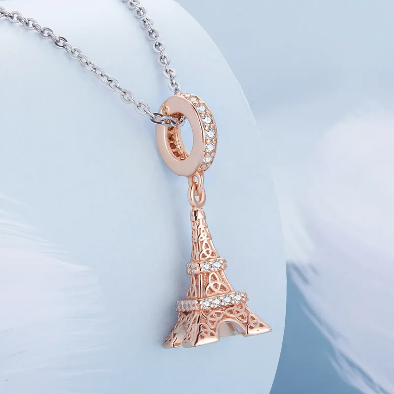 (kép) PANDORA típusú Eiffel-torony függő charm - BSC640 - Megtekintés 2