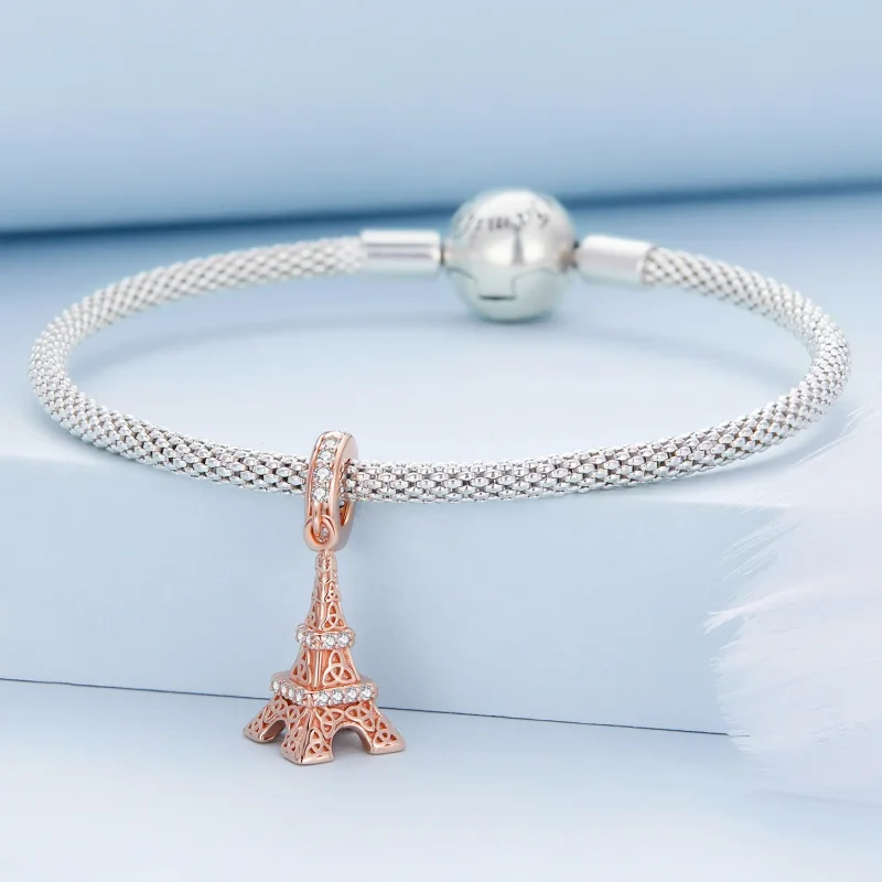(kép) PANDORA típusú Eiffel-torony függő charm - BSC640 - Megtekintés 3