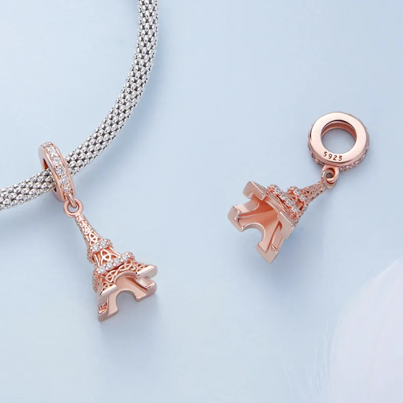 (kép) PANDORA típusú Eiffel-torony függő charm - BSC640 - Megtekintés 4