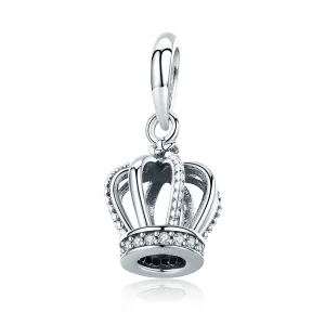PANDORA típusú elegáns korona függő charm - SCC781 (kép) PANDORA típusú elegáns korona függő charm - SCC781