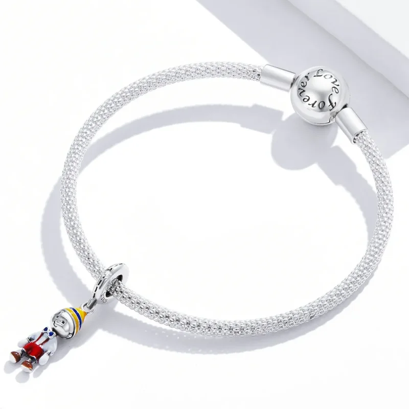 (kép) PANDORA típusú Fiú overallok függő charm - SCC2083 - Megtekintés 3